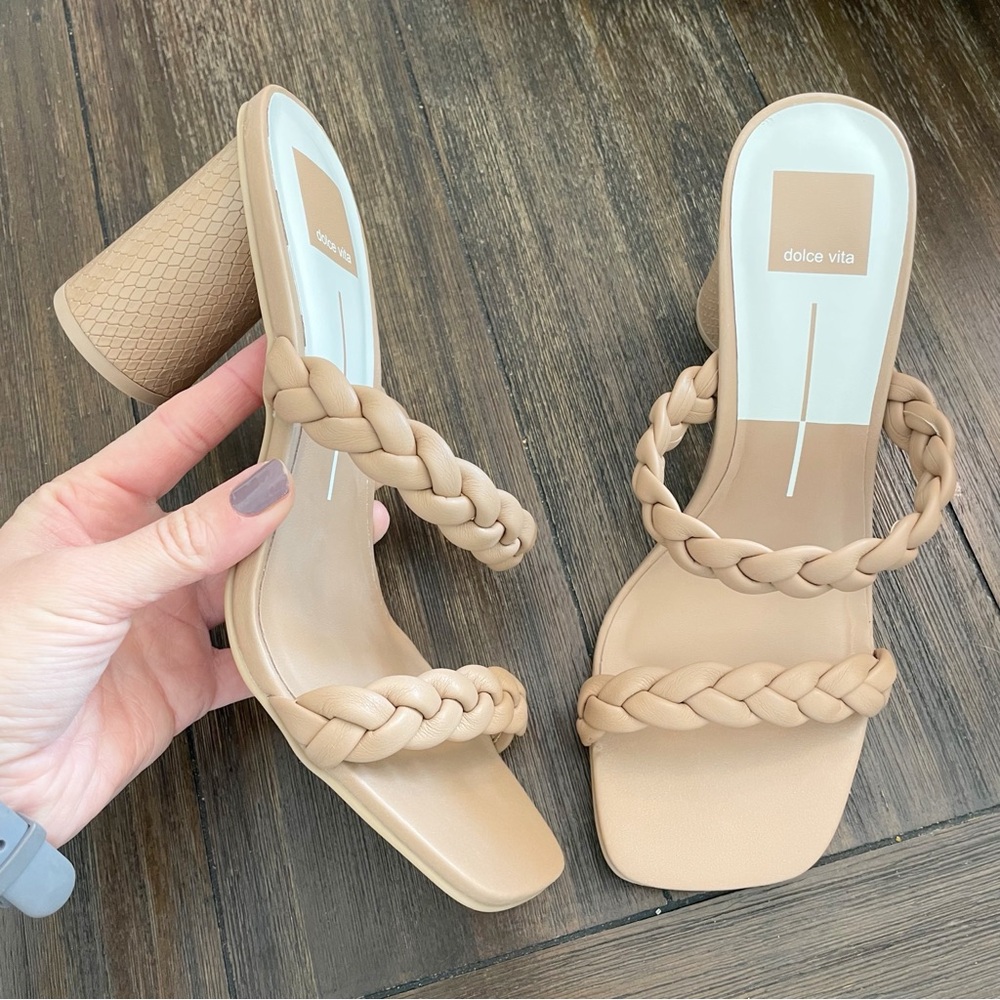 Dolce Vita Tan Braided Sandals